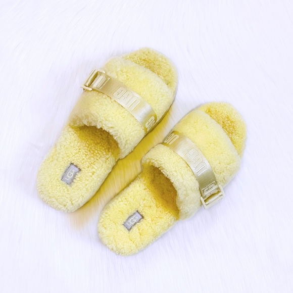 UGG Fluffita Platform Slides In Margarita - Picture 4 of 7